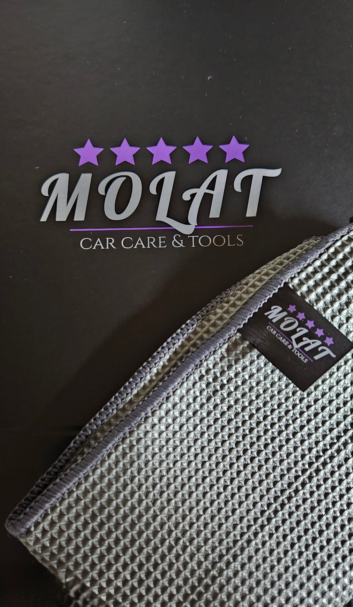 Molat glas towel diamont 350gms 40x40cm / universeel