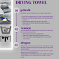 Molat ultimate drying towel 600gms 40x60cm / droogdoek